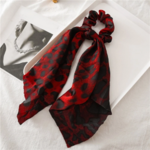 chouchou foulard foulchie imprimé léopard accessoire cheveux tendance boutique cadeau fille femme