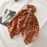 chouchou foulard foulchie imprimé léopard accessoire cheveux tendance original