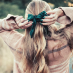 chouchie chouchou foulard noeud velours cotelé coloré accessoire cheveux tendance original paris femme