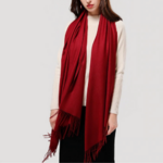 écharpe cashmere rouge femme pas cher paris