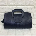 sac à main noir cuir véritable rock bastille