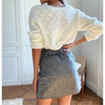 cardigan gilet blanc dentelle femme mode en ligne