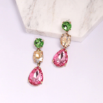 boucles doreilles fantaisie pendantes colorées chic glamour femme 3