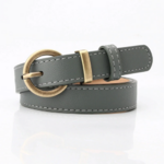 ceinture chic grise boucle dorée cuir pu femme