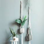 support pour pot de fleur en macramé déco tendance originale