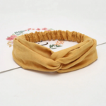 bandeau cheveux jaune uni accessoire tendance fille femme