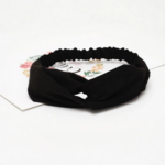 bandeau cheveux noir uni accessoire tendance fille femme