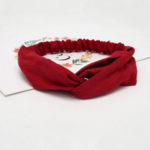 bandeau cheveux rouge uni accessoire tendance fille femme