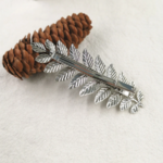 barrette plume accessoire cheveux doré brillant pas cher en ligne femme file