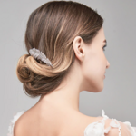 barrette plume accessoire cheveux doré brillant pas cher en ligne idée coiffure