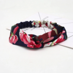 bandeau imprimé fleuri fille femme accessoire cheveux champêtre