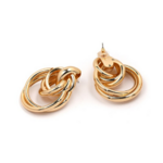 boucles doreilles fantaisie chics pendantes dorées femme