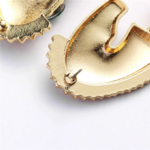 boucles doreilles pendantes fantaisie zèbre animal tendance chic bijou femme pas chère
