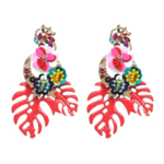 boucles doreilles colorées originales pendantes bijoux fantaisie femme cadeau