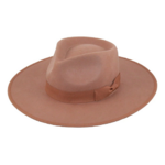chapeau feutré beige rose femme tendance chic printemps été