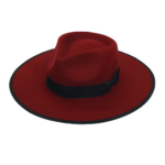 chapeau feutré bordeaux femme tendance chic printemps été