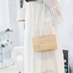 sac à main en bois à bandoulière femme original
