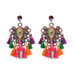 boucles doreilles fantaisies pendantes colorées bijou original en ligne