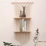 étagère murale macramé multiple