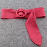 ceinture rose large suédine robe combi femme originale chic