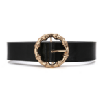 ceinture noire boucle dorée originale chic eshop