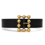 ceinture noire boucle dorée originale chic tendance mode en ligne