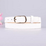ceinture blanche cuir femme originale chic