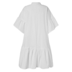 robe chic à volants blanche femme la selection parisienne