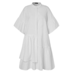 robe dété chic à volants blanche femme