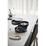 Boite à bijoux ronde noire