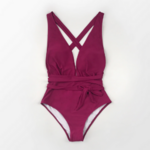 maillot de bain une pièce bordeaux femme eshop mode plage paris