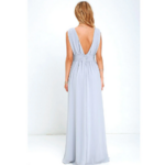 robe gris clair longue pour occasion femme chic en ligne