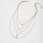 collier sautoir multi couche