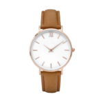 Montre cuir marron femme St Germain