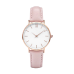 Montre cuir rose femme St Germain