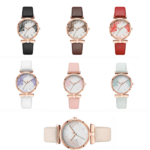 Montre bracelet cuir femme printemps été