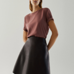 t-shirt vieux rose femme basique chic en ligne