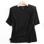 tee shirt noir femme basique chic pas cher