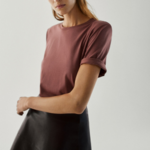 tee shirt vieux rose femme basique chic