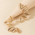 boucles doreilles dorées pendantes feuilles bijou fantaisie chic