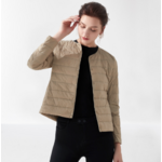 Doudoune ultra légère matelassée femme beige
