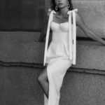 robe blanche chic occasion femme