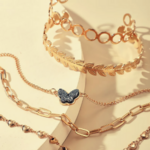 bracelets dorés fantaisie femme bijoux or