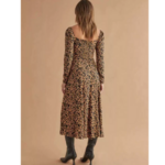 robe midi imprimée léopard femme tendance mode en ligne