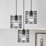luminaire suspendu noir géométrique design en ligne