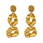 boucles doreilles pendantes dorées géométriques fantaisie bijou femme tendance