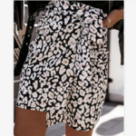 mini jupe imprimée noire femme automne en ligne pas cher
