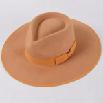 chapeau feutré camel  femme