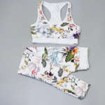 ensemble de yoga brassière pantalon imprimé petit prix