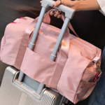 sac de sport yoga rose femme voyage week end